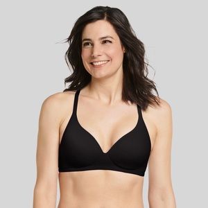 Women's Forever Fit T-Shirt Bra Black NWT